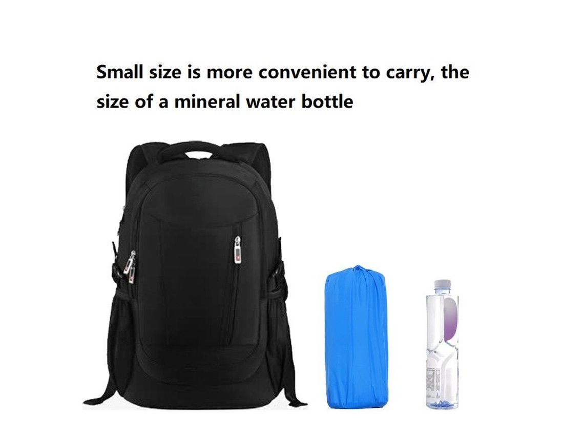 2026 colchón Inflable Ultraligero Con Bolsa de Inflado, Mochila Y Kit de Reparación Azul Marino