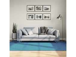 Vidaxl Tapete De Pelo Curto Oviedo 160x230 Cm Turquesa