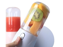 Lurelia Liquidificador Portátil Recarregável Usb, 6 Lâminas, Aço Inoxidável, Para Smoothies