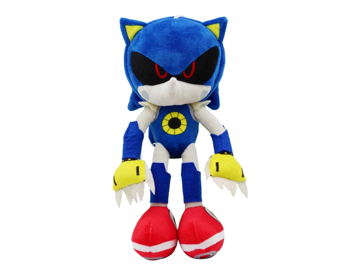 Pelúcia Metal Sonic 11 Polegadas, Material Macio, Para Coleção E Presentes