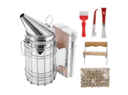 6pcs/set Fumegador de Colmeia em Aço Inoxidável S/MARCA