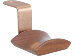 Support Casque Audio Mural, Support Casque Mural, Aluminium Et Bois, 2,3 Pouces De Large, Accès Facile, Gain