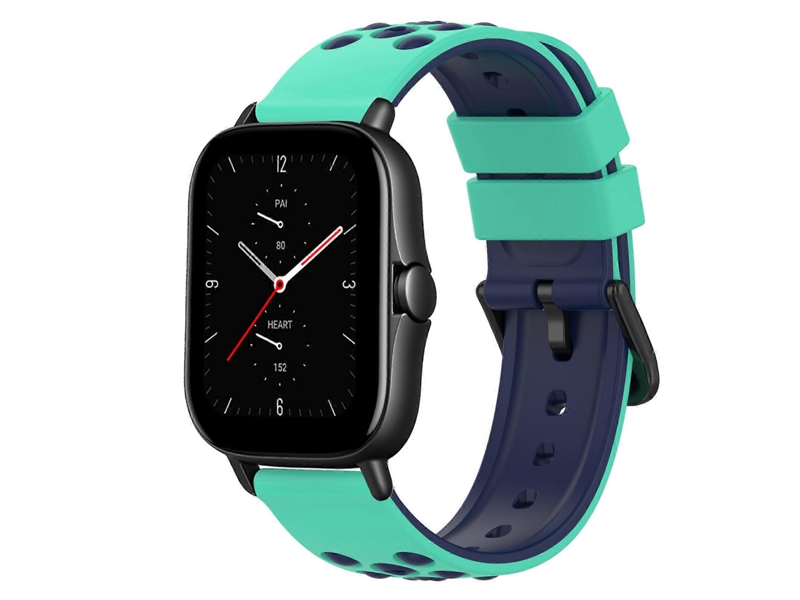 Pulseira De Silicone Bicolor De 20 Mm Para Amazfit Gts 2e
