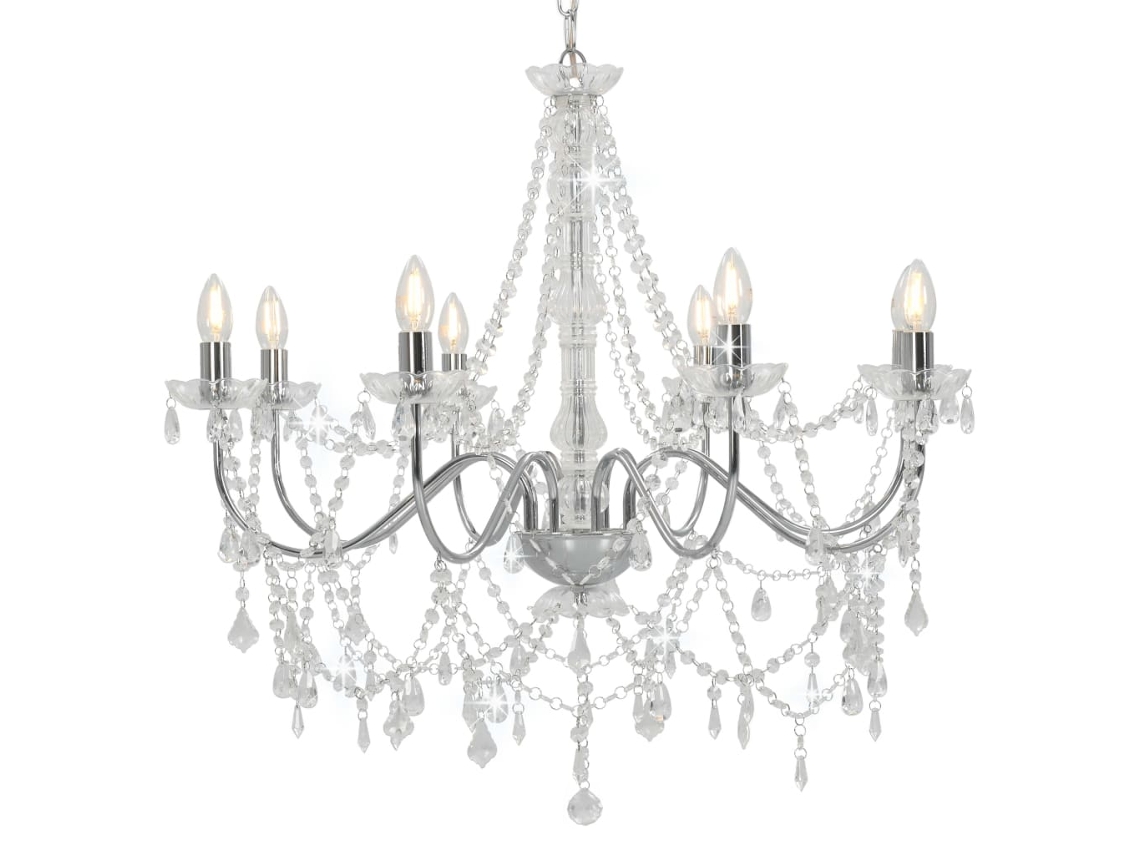Lustre VIDAXL Silver Metal (80 x 75)