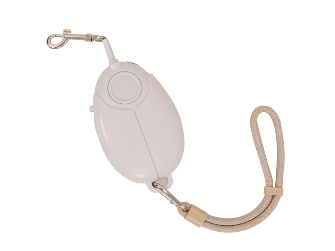 Alarme Pessoal Luz Led Rosa