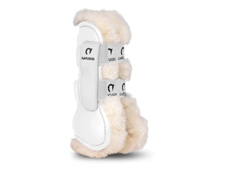 Botas de Tendão Frontais Shearling Deluxe Beigegatusos