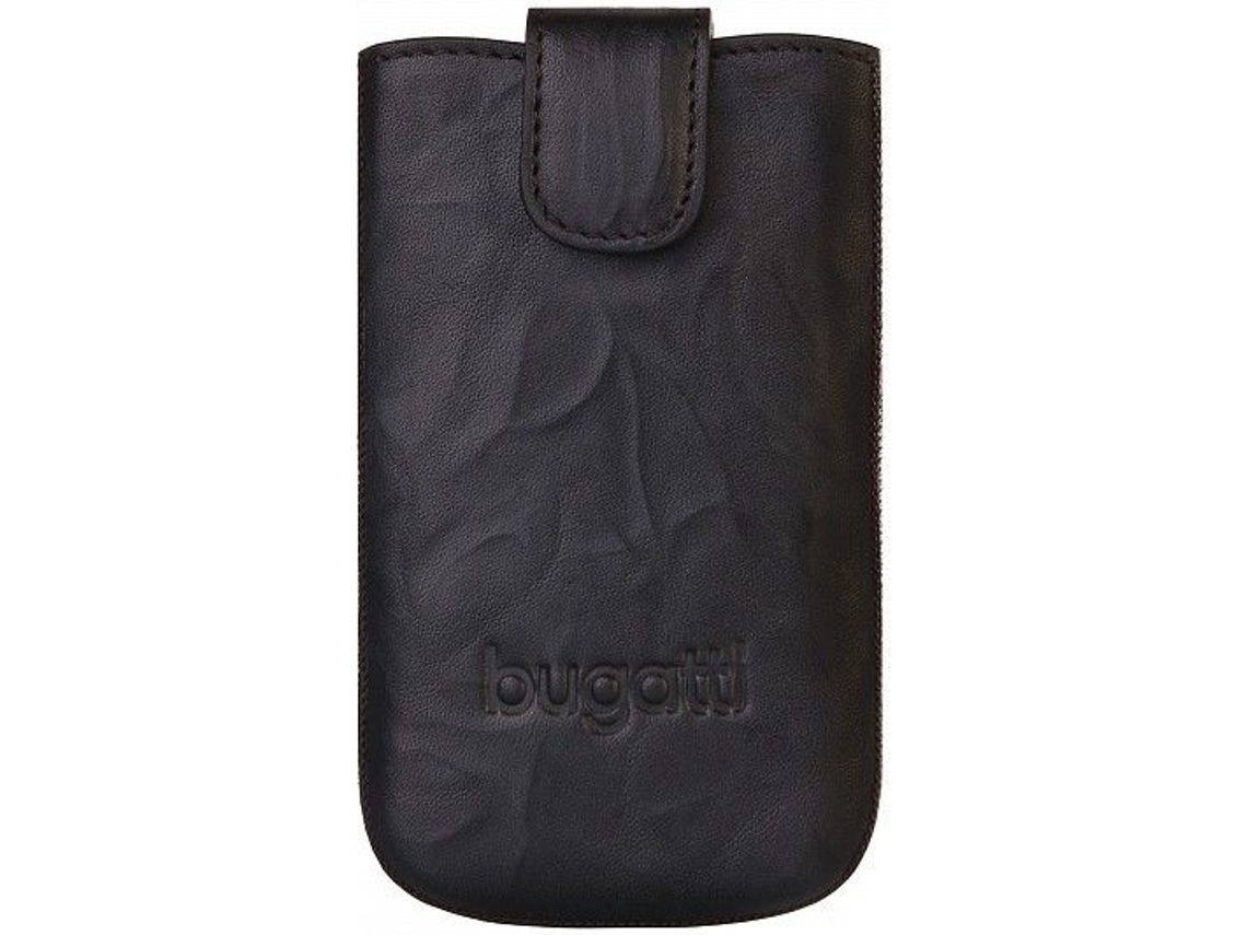 Capa iPhone 5, 5s, SE BUGATTI SlimLeather Preto