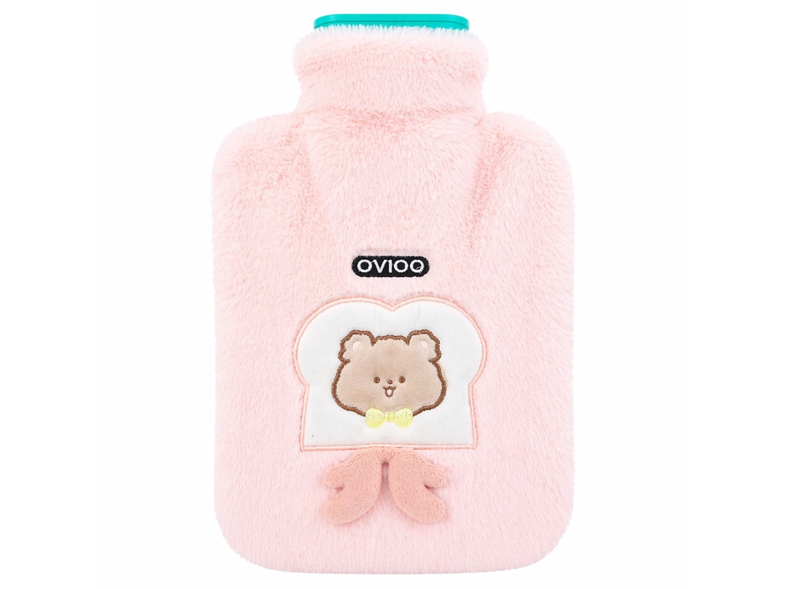 Bolsa De Água Quente Com Forro - Ursinho Bk Rsd-10 Rosa