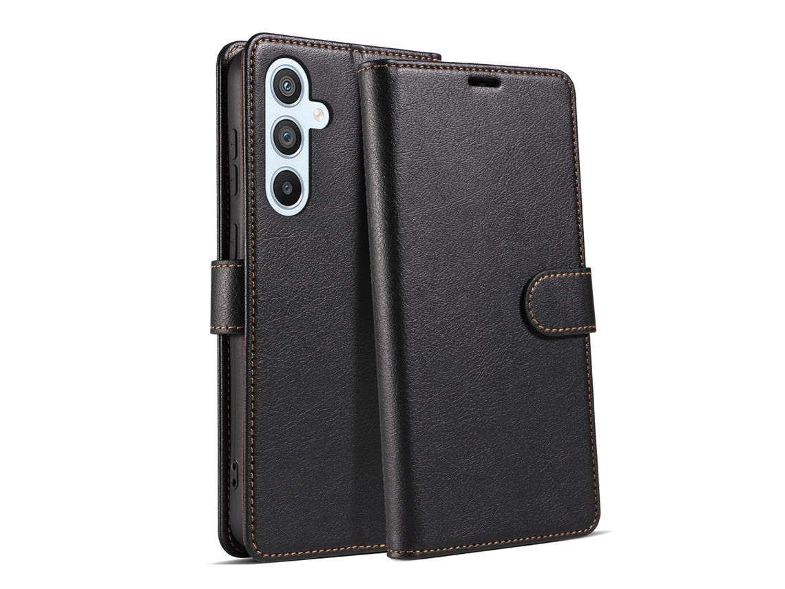 Compatível Com Capas De Celular Samsung Com Suporte Flip.preto - A70