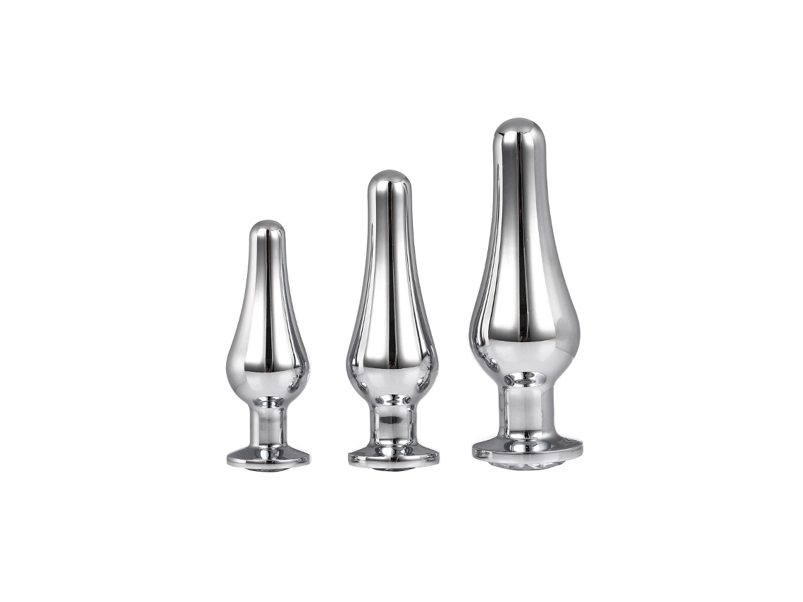 Plug Anal DREAM TOYS Gleaming Love (Prateado - Ø 4 cm)