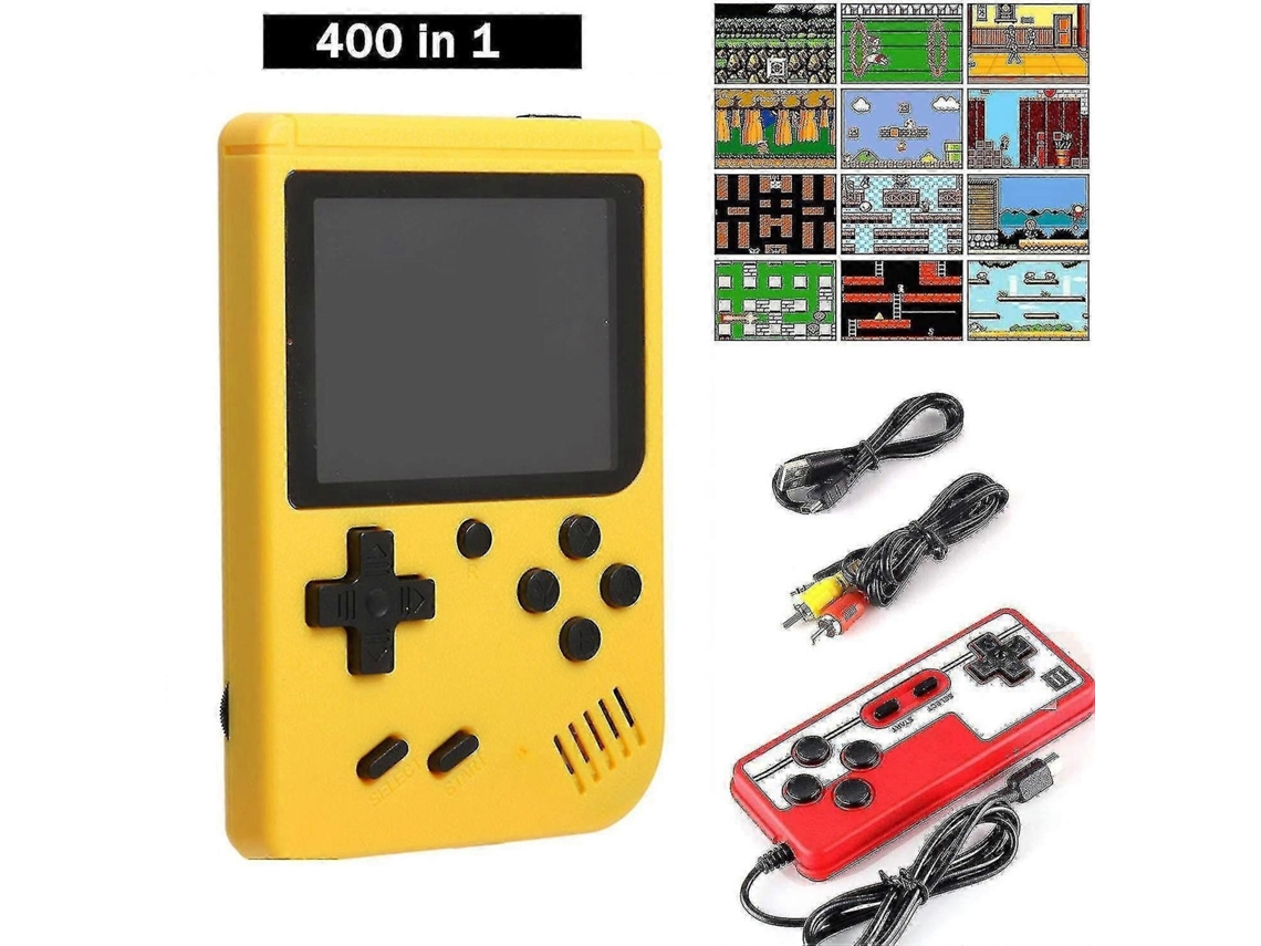 Consola de Jogos Portátil com 400 Clássicos, Tela 3.0 GOKOCO