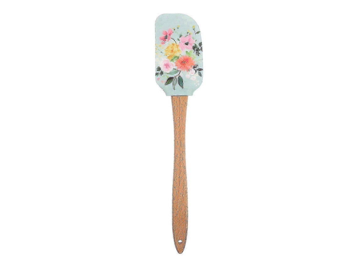 Esptula De Silicone Com Cabo De Madeira Utenslio De Cozinha Resistente Ao Calor Para Panelas Antiaderentes, 30 Cm Nostalgia88 (12 Polegadas)