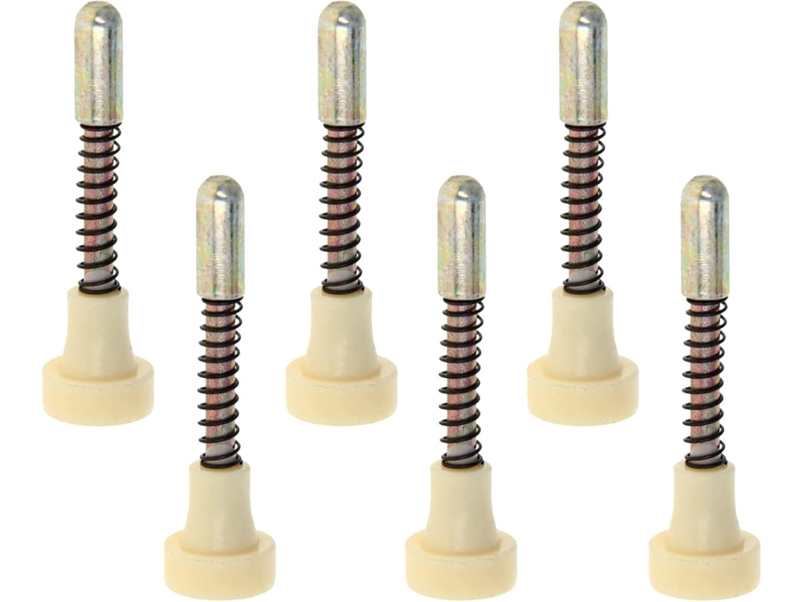 Conjunto De 6 Travas Mola Com Êmbolo Fechamento Portas Gaiolas
