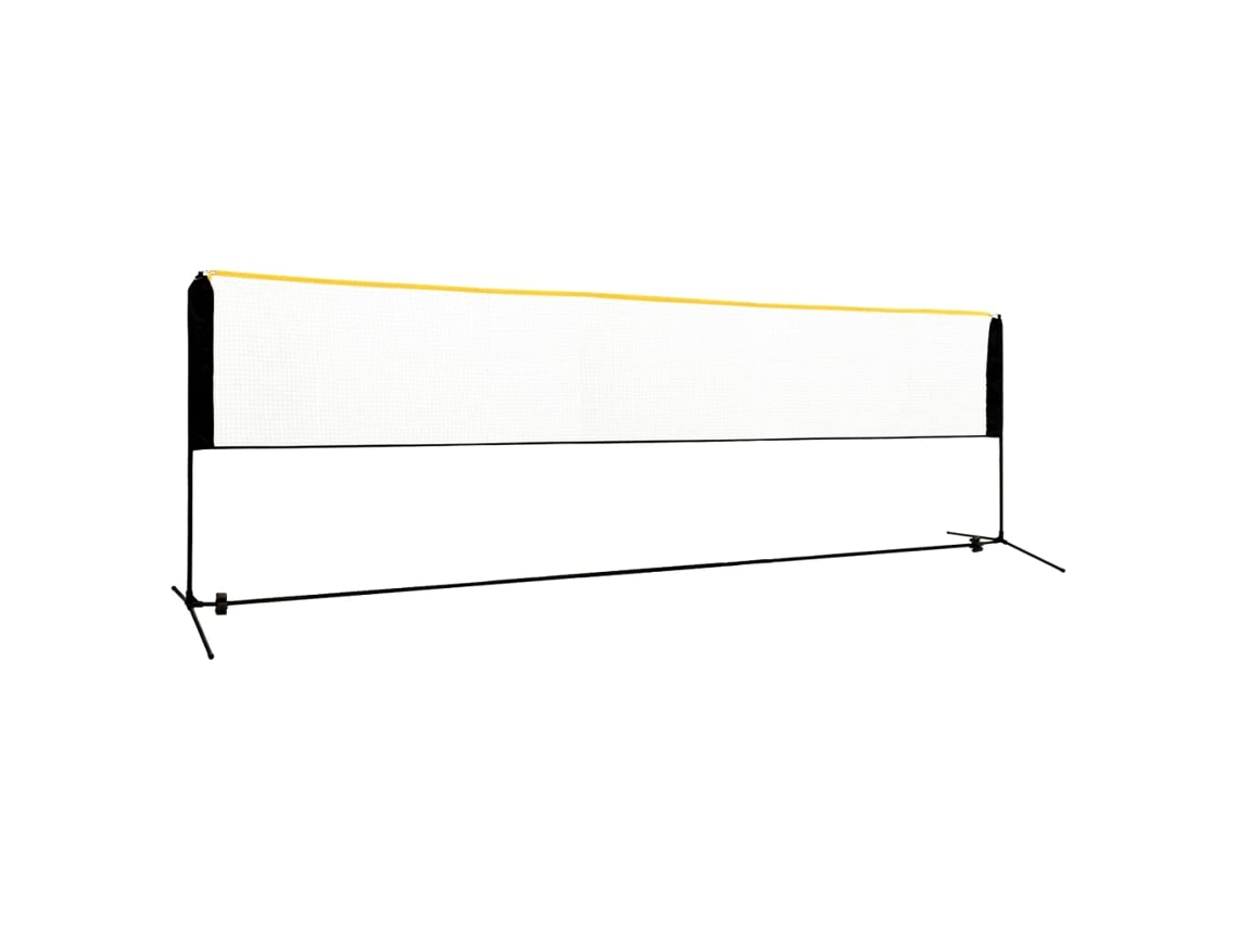 Vidaxl Rede De Badmínton Ajustável 500x103x94-158 Cm Metal