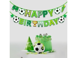 Bandeirinha de Aniversário Tema Futebol Copa do Mundo Decoração Ambiente Festivo para Eventos Esportivos e Celebrações, Ergonômico STELASPLEN