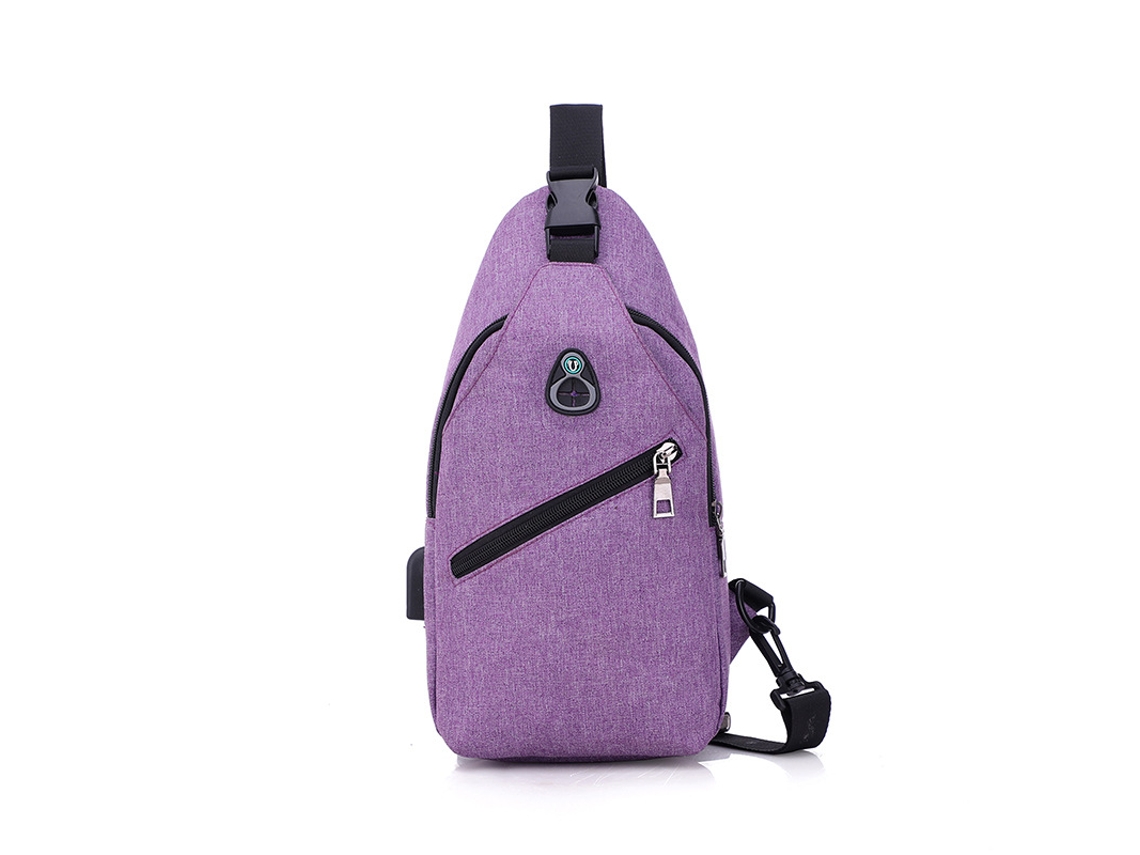 (roxo) Bolsa De Peito, Bolsa Casual, Mochila Para Atividades Ao Ar Livre, Bolsa De Ombro/transversal