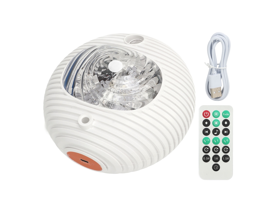 Projetor de Estrelas Ufo Luz Noturna Recarregável Rgb com Música Clássica para Crianças e Adultos | S/MARCA