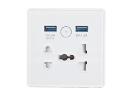 Laxiscreed Tomada Inteligente De Parede Com Carregamento Rápido Usb E Controlo Por App E Voz