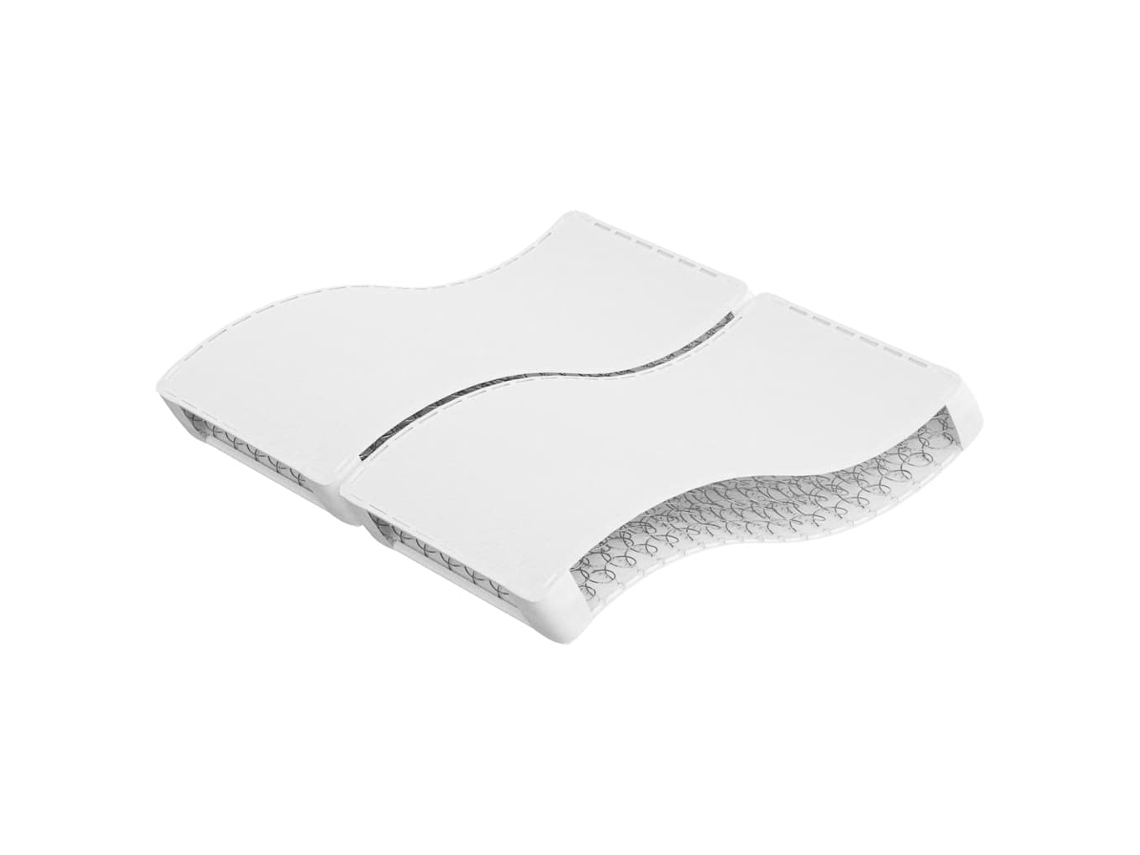 Bonnell Spring Mattress, Bonnell Spring Mattresses Vidaxl Branco Tecido (200 X 200 Cm)
