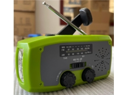 Rádio de Manivela com Múltiplas Opções de Carregamento AQUAFORGE