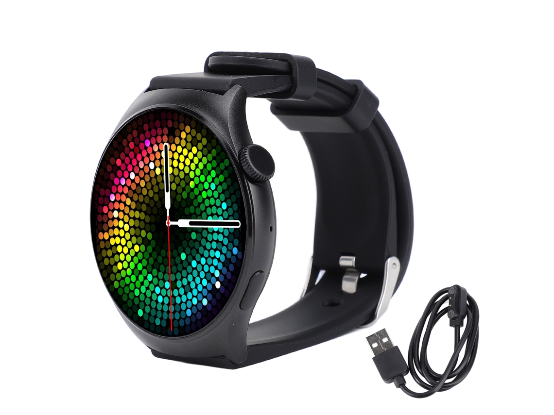 Relógio inteligente com tela AMOLED e monitoramento de saúde EOOCOO