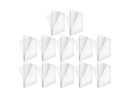 Fita Adesiva Dupla Face Transparente Em Pvc Besportble, Pacote Com 12