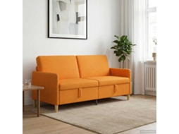 Vidaxl Sofa Com Armazenamento Amarelo Escuro 192 X 78 X 87 Cm