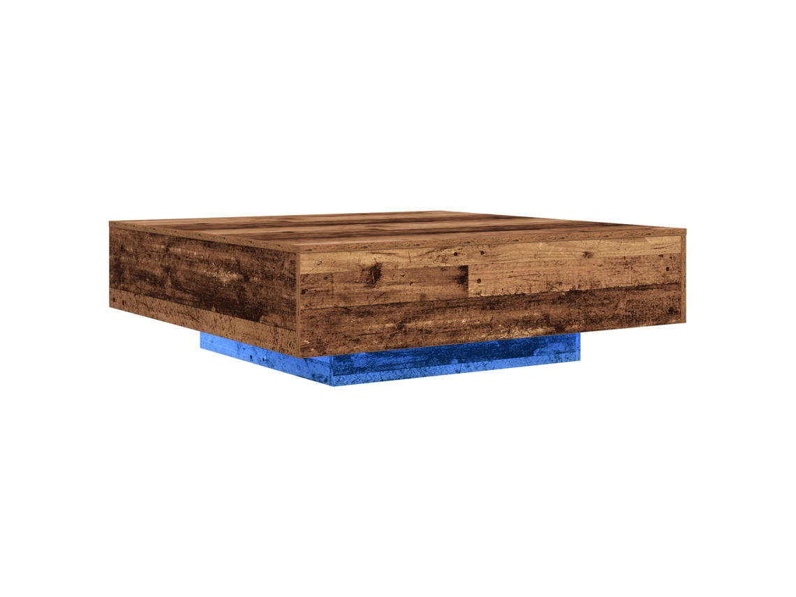 Conjunto 1 Mesa De Centro Vidaxl Castanho Derivados De Madeira (100 X 100 X 31 Cm)