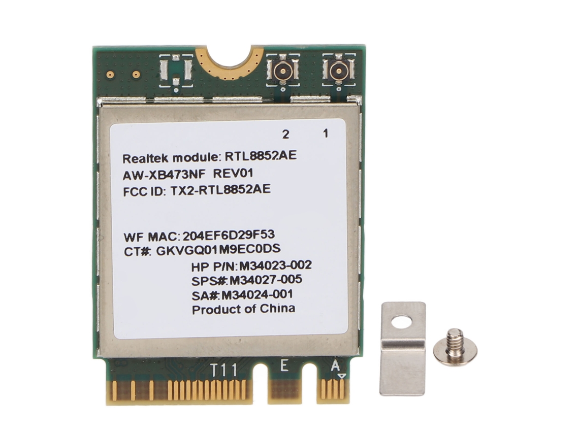 Placa De Rede Sem Fio Ngff M2 Wifi6 Com Bluetooth 5.2 Aquaforge