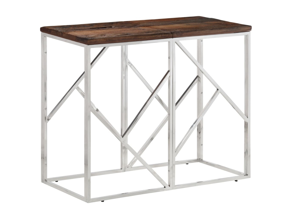 Console Table, Console Tables Vidaxl Prateado Aço Inoxidável (n/a)