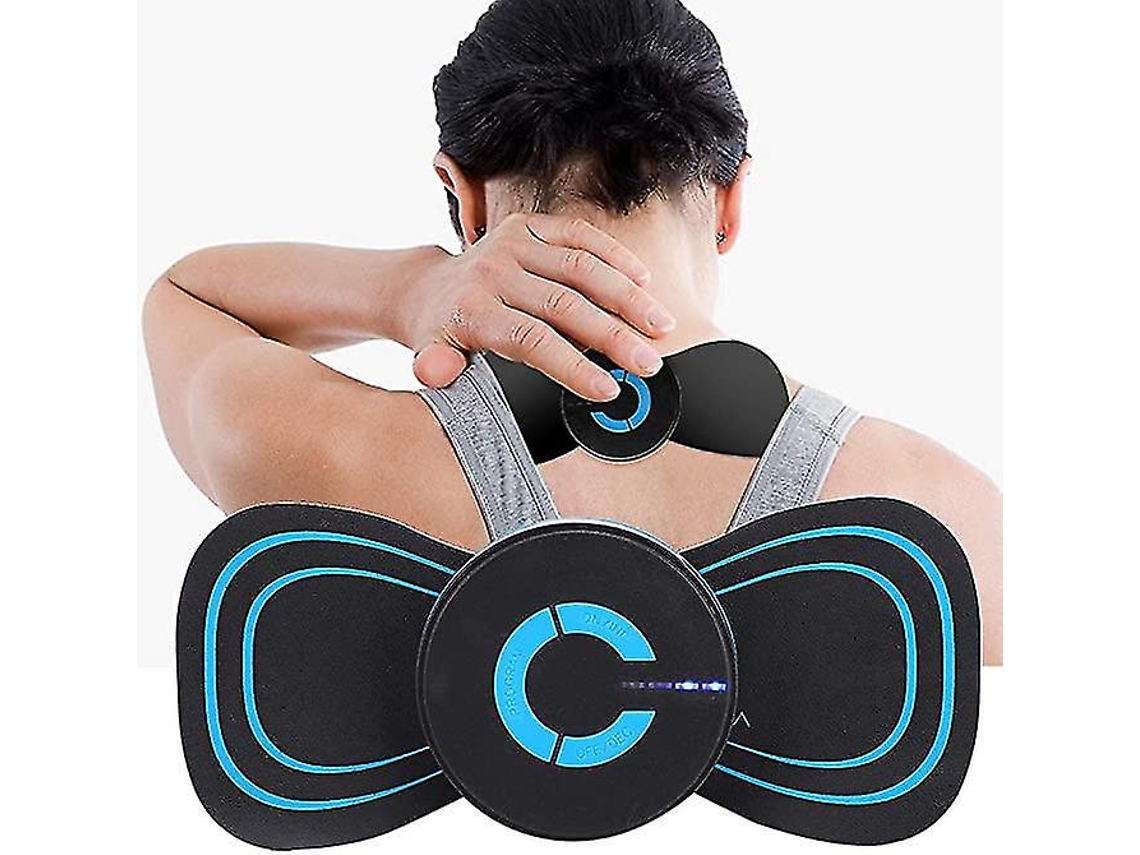 Massageador Eltrico Para Pescoo, Almofada De Massagem Recarregvel Para Pescoo Com Estimulador Muscular Ems Para Aliviar A Pres-tuotuo