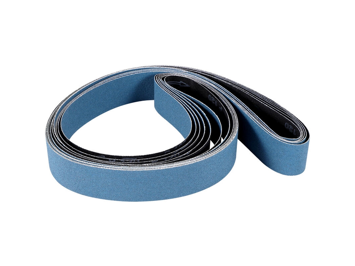 Folhas BRILVIBERA de lixa autoadesiva, 93x190 mm, 10 grãos, 8 furos