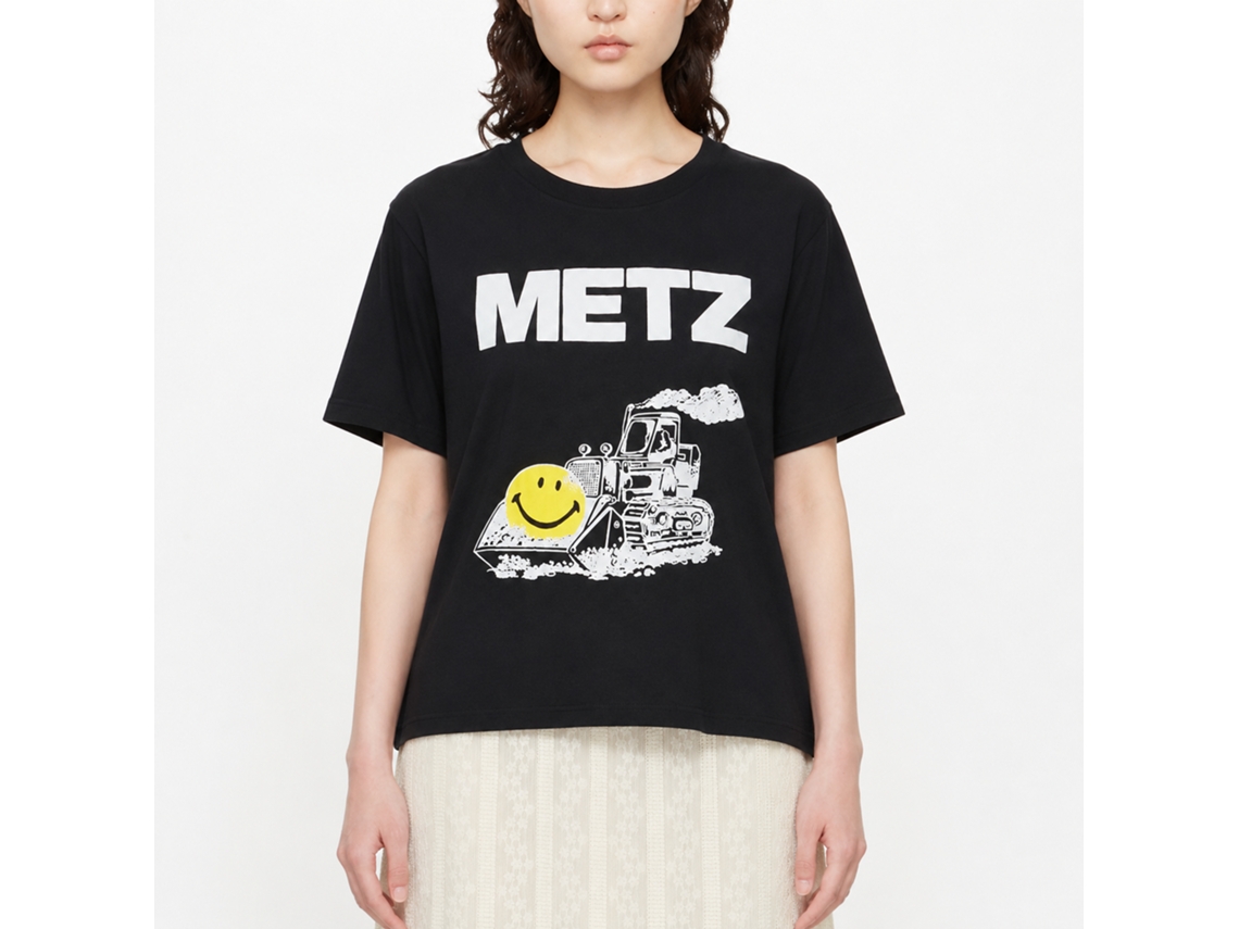 Metz Dozer T-shirt Black Unisex Adults Size:s
