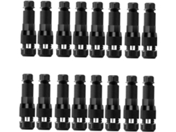 Conjunto De 16 Conectores Rápidos E Duráveis Para Cabos De Iluminação De Jardim, Com Voltagem Compat Gokoco