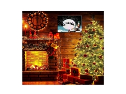 Pintura Óleo Digital Papai Noel 2026 Store S/MARCA