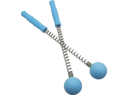 Kit com 2 Martelos Massageadores Manuais em Formato de Bola de Golfe Fasst para Costas, Ombros e Corpo, Reduz a Fadiga e a Dor, Azul