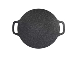 Frigideira Antiderrapante para Churrasco com Cabo de Madeira, Adequada para Cozinhar em Fogões Externos. MDUG