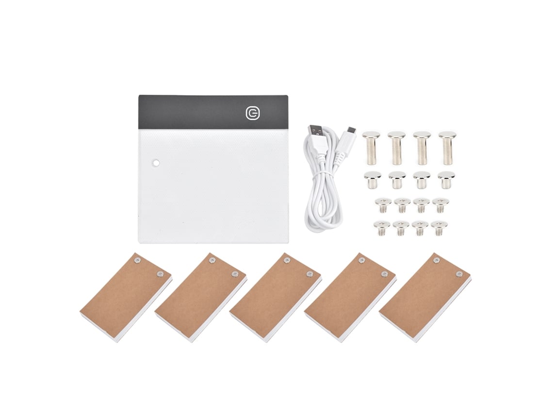 Kit Led Usb Quadro Desenho Páginas Volantes