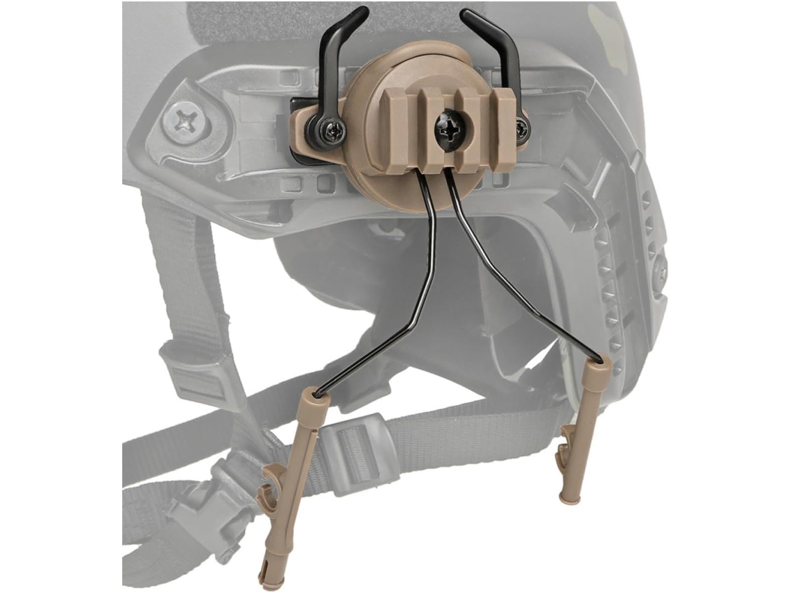Adaptador Giratório Para Capacete, Suporte Prático E Compacto Para Atividades Ao Ar Livre Esportes, Cor Lama