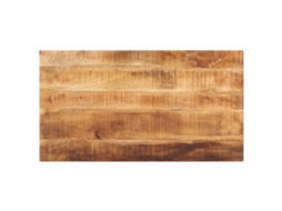 Vidaxl Tampo De Mesa Retangular 100x50x2,5 Cm Mangueira Áspera Maciça