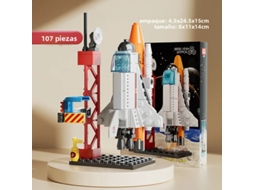 Conjunto de Montagem de Modelo do Centro de Lançamento Lunar e da Nave Espacial MDUG (estilo 3)