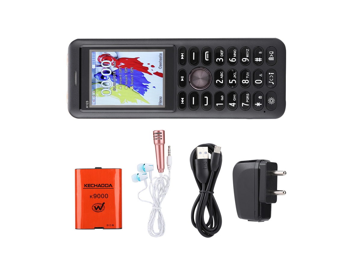 Laxiscreed Telefone Gsm Quad-band Fácil De Usar Para Idosos E Idosos