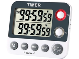 Temporizador De Cozinha Digital Com Tela Grande Magnética E Relógio De Contagem Regressiva Slowmoose (fmy)