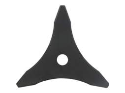 Hoja De 3 Dientes Para Cortacésped Profesional, 255x25.4x3mm, Color Negro