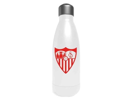 Botella Agua Acero Inoxidable Sevilla Fc Blanca Producto Oficial B 01 S Cyp Cypp25volumen