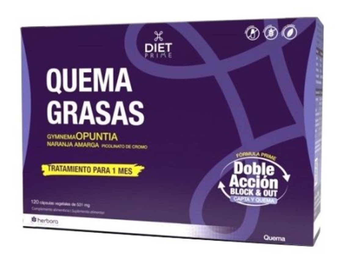 Diet Prime Queimador de Gordura 120V Caps HERBORA