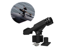 Suporte Para Vara De Pesca Plástico Ajustável Com Prensa Para Barco Kayak