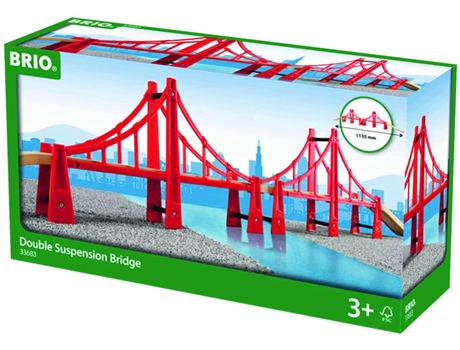 Jogo de Tabuleiro BRIO Double Suspended Bridge (2 Anos)