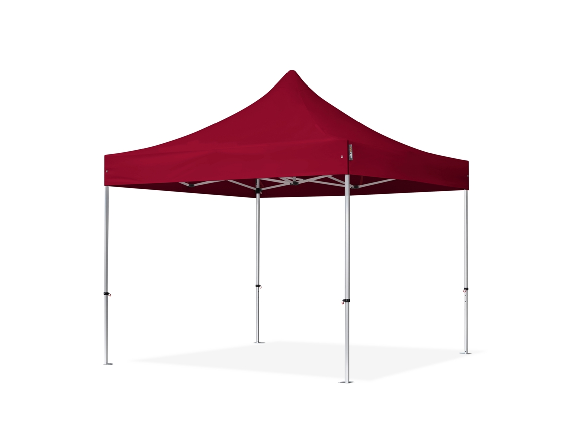 Tenda Dobrável 3x3m, Alumínio Profissional 40mm, Vermelha