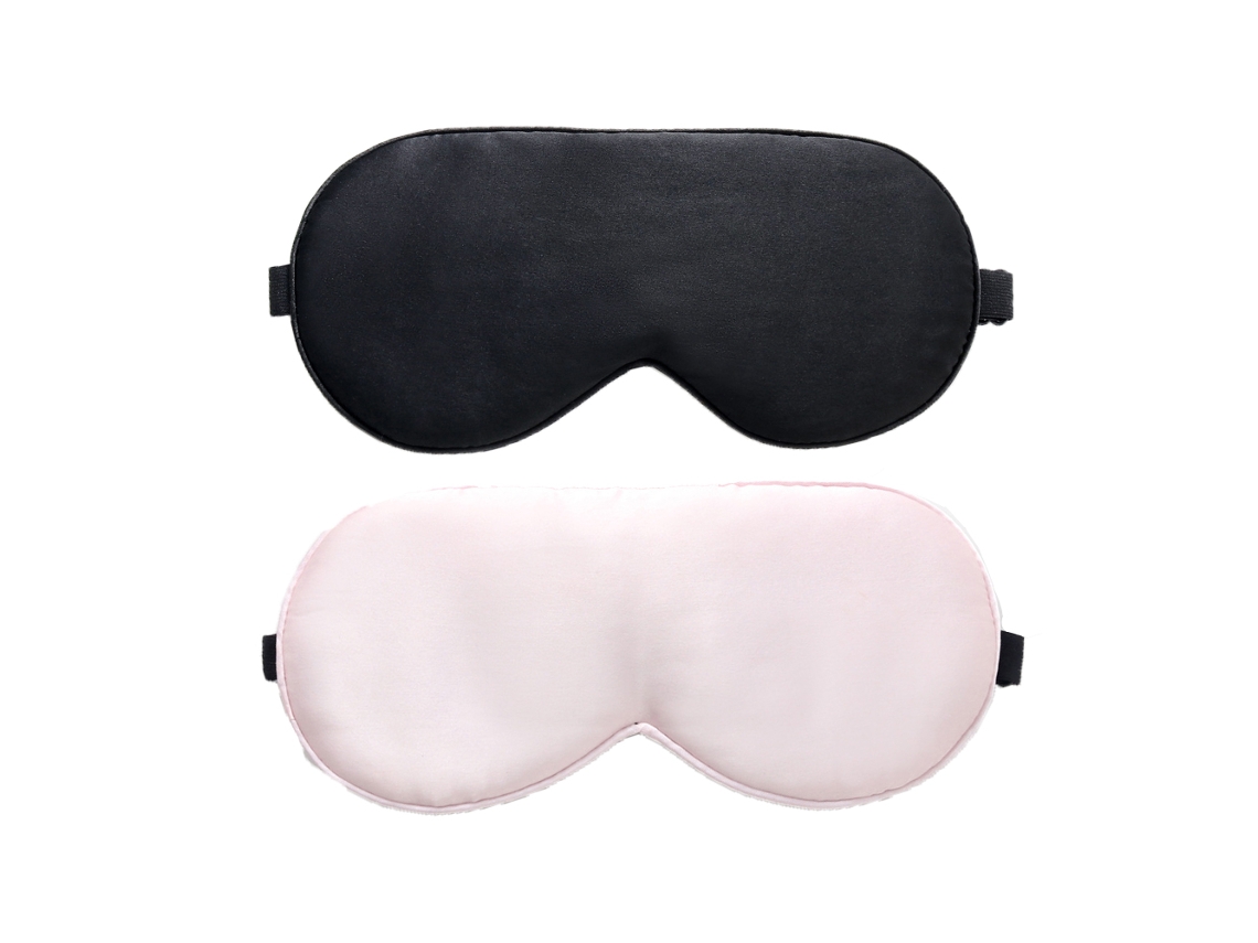 Máscaras Luxuosas De Cetim De Seda, Cobertura Elegante Para Os Olhos Para Descanso Feliz, Tecido Respirável Para A Pele Garante Sono Ininterrupto A Qu